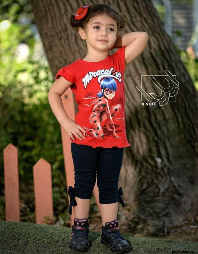 مدل لباس کفشدوزکی کودک
