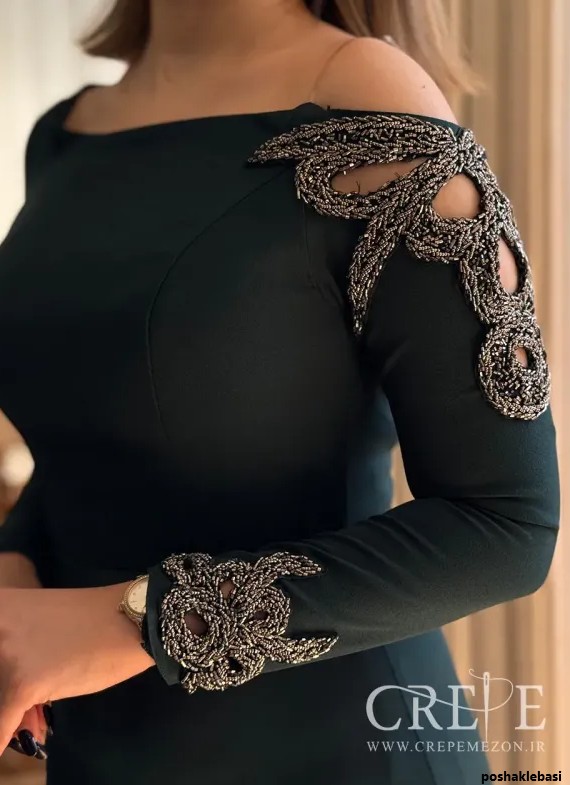 مدل لباس مجلسی رومی بلند