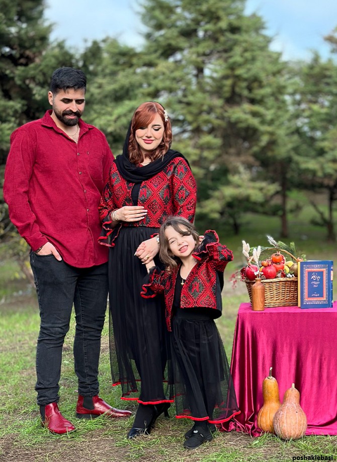 مدل لباس شب یلدا مادر دختری