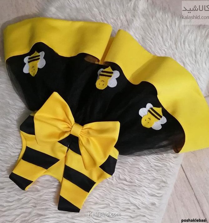 مدل لباس کودک زنبوری