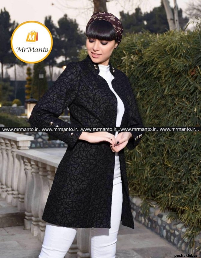 مدل لباس ژاکارد مشکی