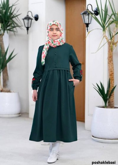مدل لباس دخترانه 12 ساله با حجاب