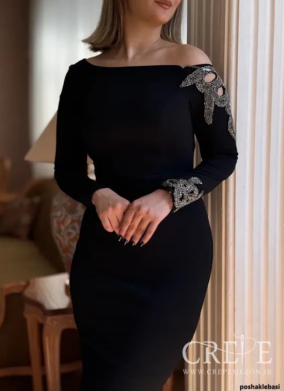 مدل لباس مجلسی رومی بلند