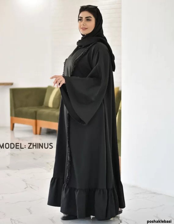مدل پیراهن بلند عبایی