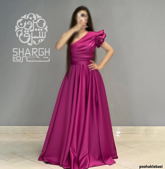 مدل لباس مجلسی رومی بلند