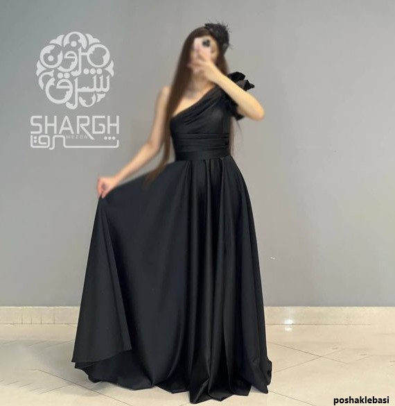 مدل لباس مجلسی رومی بلند