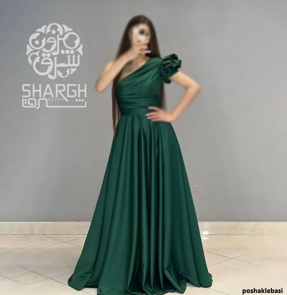 مدل لباس مجلسی رومی بلند