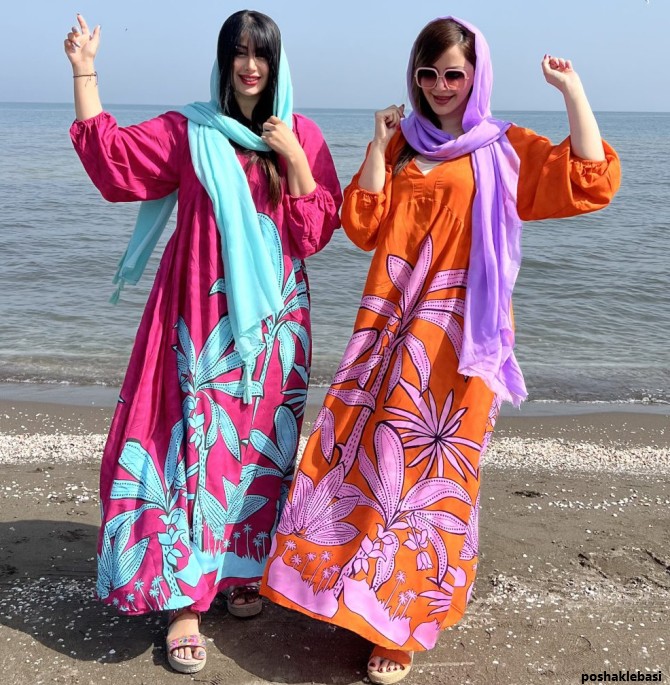 مدل پیراهن نخی خفاشی