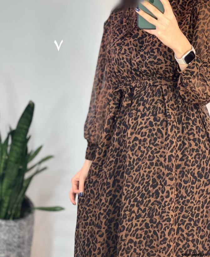مدل پیراهن میدی حریر