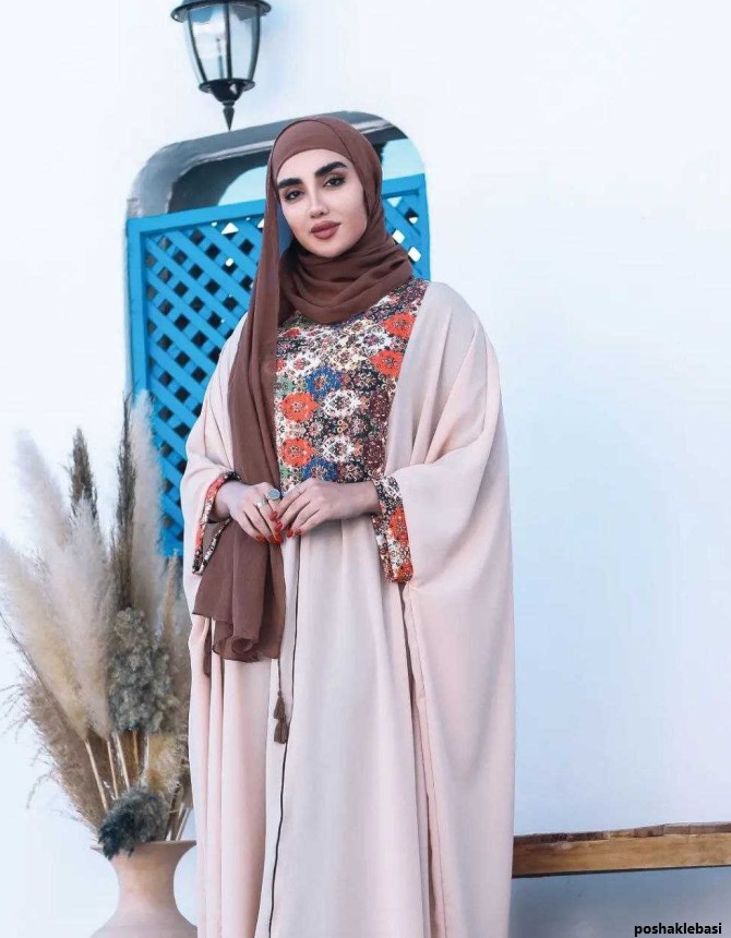 مدل پیراهن بلند عبایی