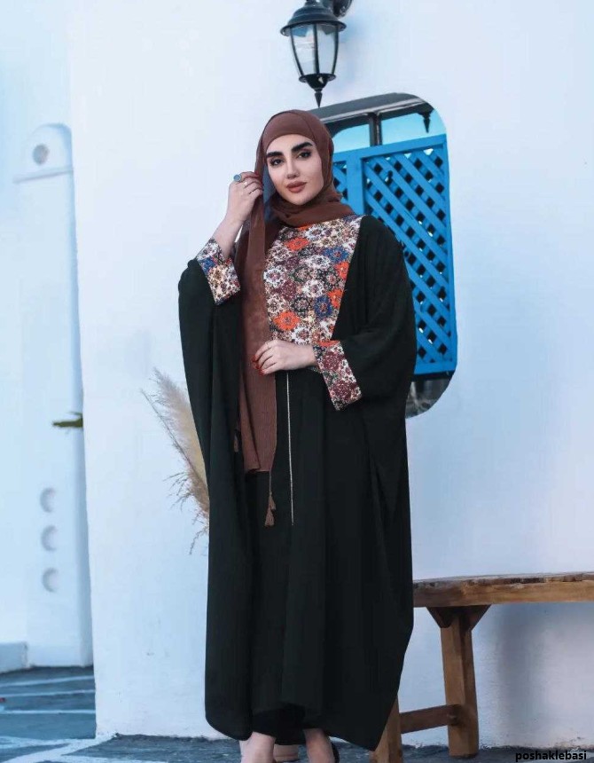 مدل پیراهن بلند عبایی