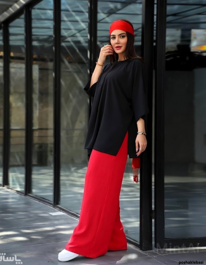 مدل شومیز شلوار نخی دخترانه