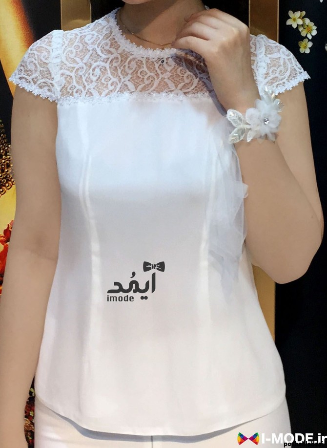 مدل تاپ زنانه سفید