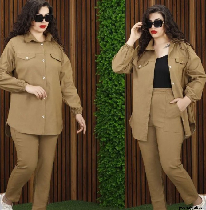 مدل لباس زنانه با پارچه کتان