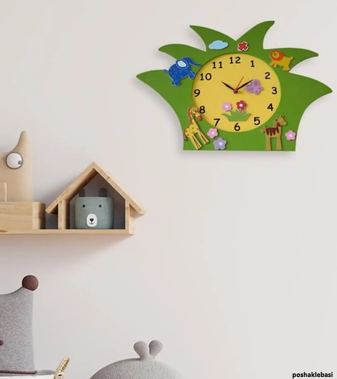 مدل ساعت دیواری کودکانه مدل ساعت دیواری کودکانه