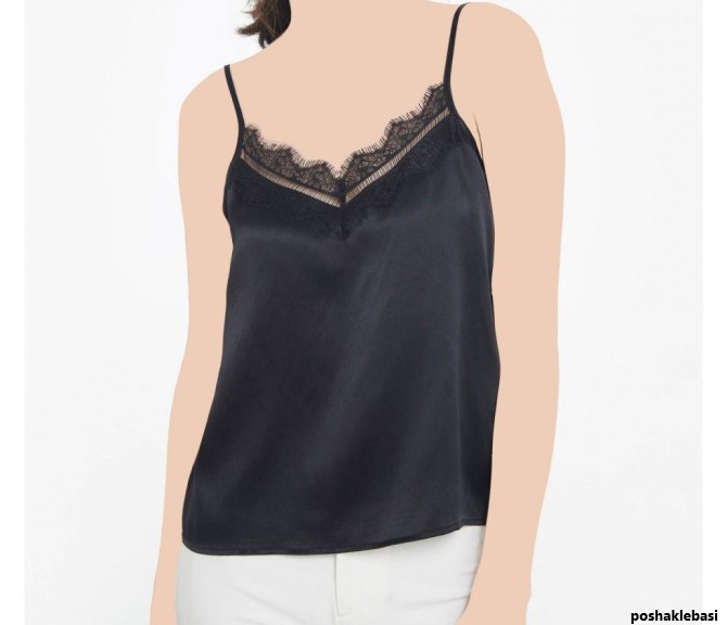 مدل تاپ زنانه ساتن