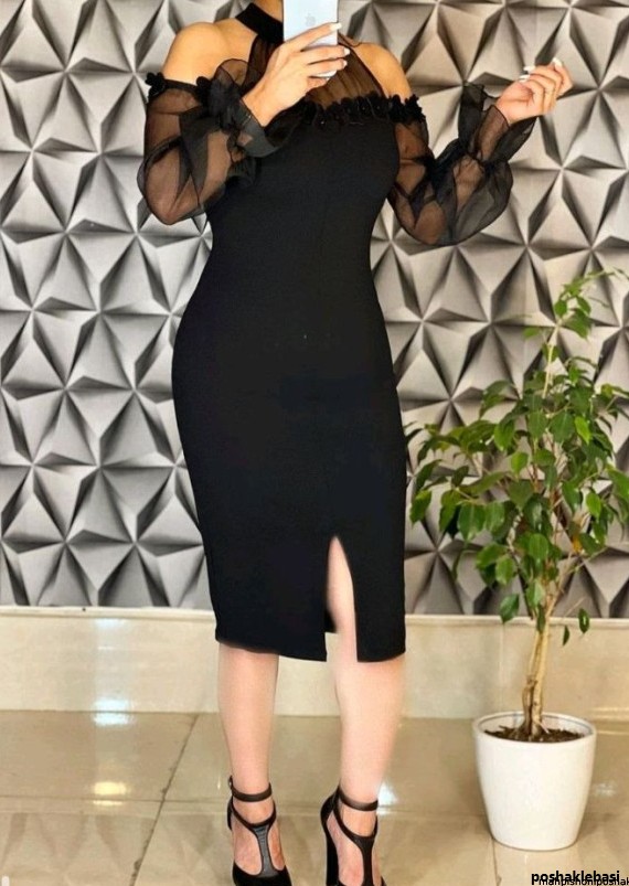 مدل پیراهن مجلسی میدی