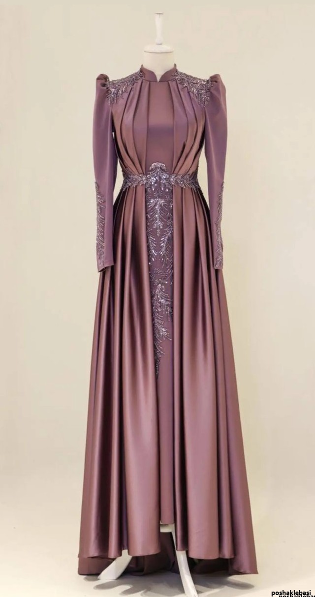 مدل پیراهن مجلسی زنانه سن بالا