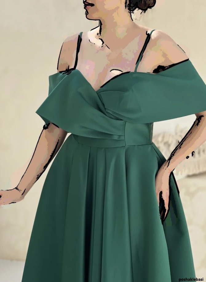 مدل پیراهن مجلسی ساده میدی مدل پیراهن مجلسی ساده میدی