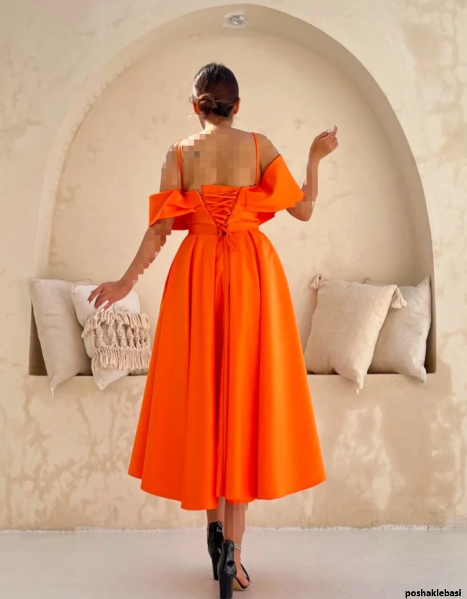 مدل پیراهن مجلسی ساده میدی مدل پیراهن مجلسی ساده میدی