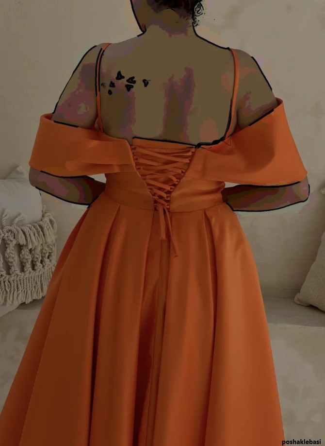 مدل پیراهن مجلسی ساده میدی مدل پیراهن مجلسی ساده میدی