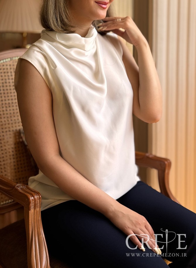مدل تاپ زنانه ساتن