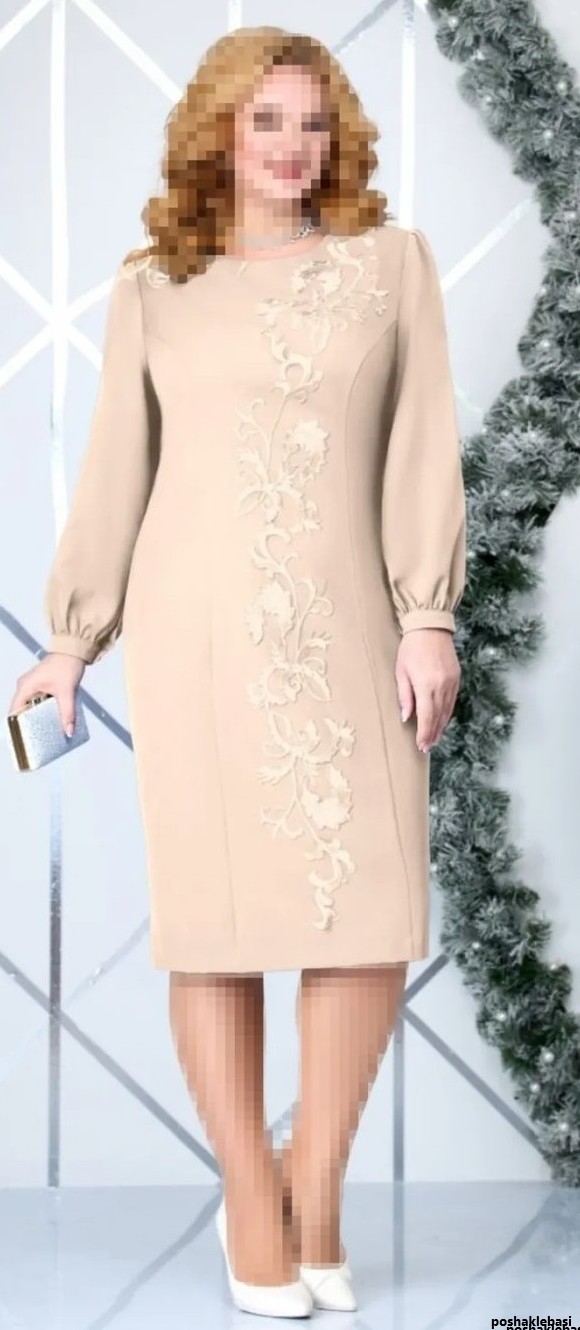 مدل پیراهن مجلسی زنانه سن بالا