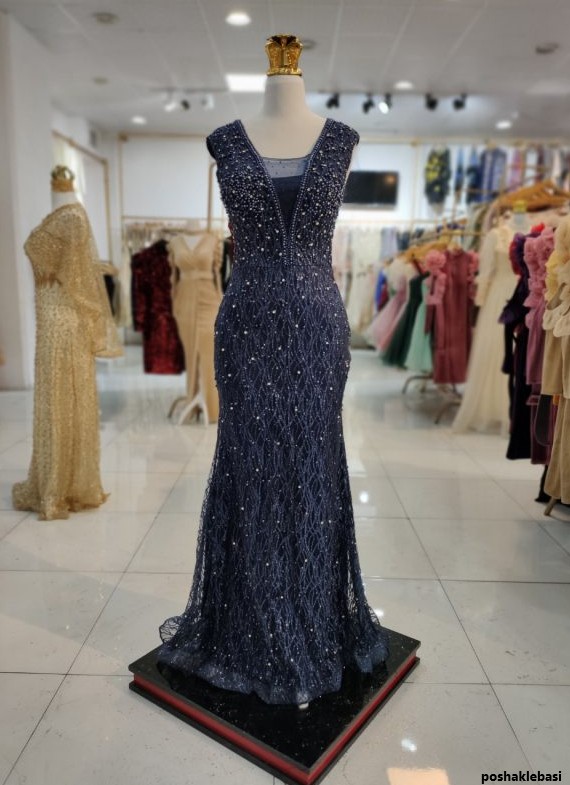 مدل لباس کوتاه سنگ دوزی شده