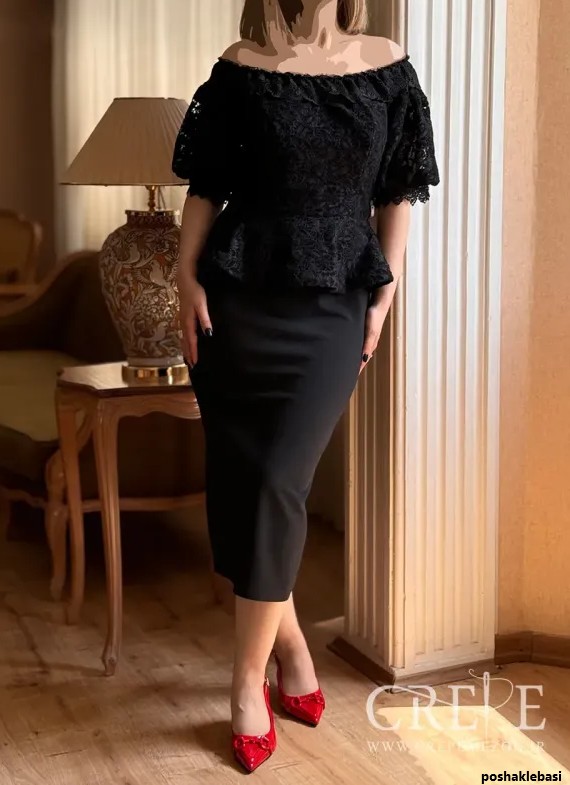 مدل پیراهن مجلسی ساده میدی مدل پیراهن مجلسی ساده میدی