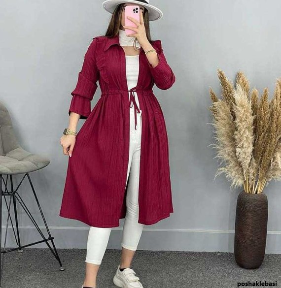 مدل مانتو کمر پلیسه مدل مانتو کمر پلیسه