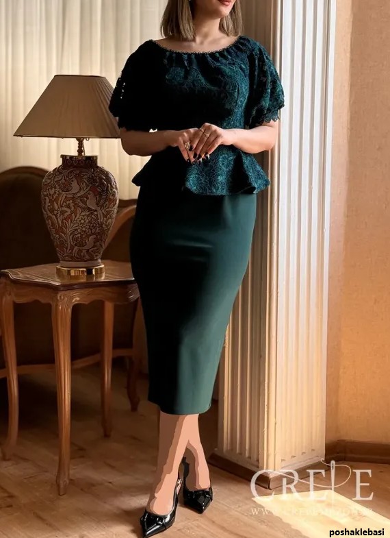 مدل پیراهن مجلسی ساده میدی مدل پیراهن مجلسی ساده میدی