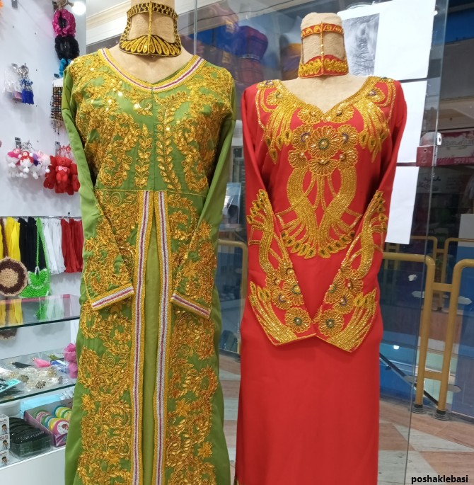 مدل لباس بندری گلابتونی جدید