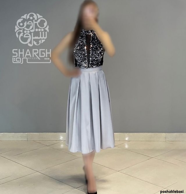 مدل لباس مجلسی دخترانه تاپ دامن