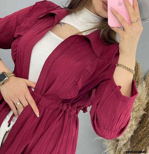 مدل مانتو کمر پلیسه مدل مانتو کمر پلیسه