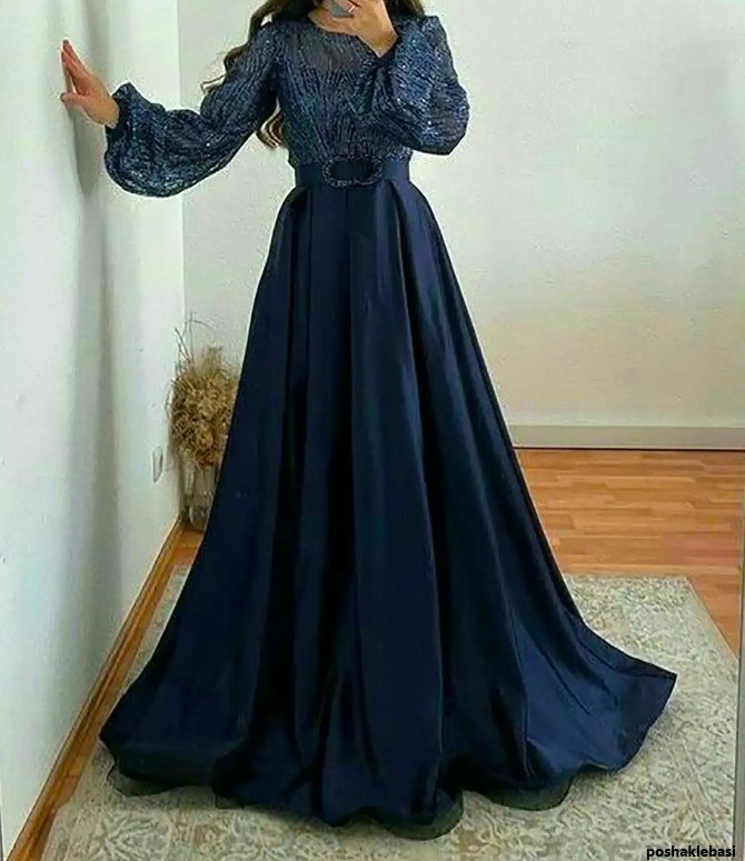 مدل لباس مجلسی بلند کلوش