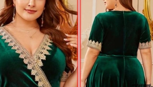 مدل پیراهن ریون برای افراد چاق