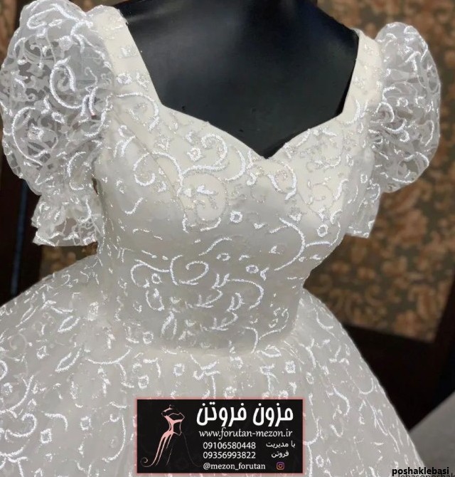 مدل لباس عروس بچه گانه دخترانه