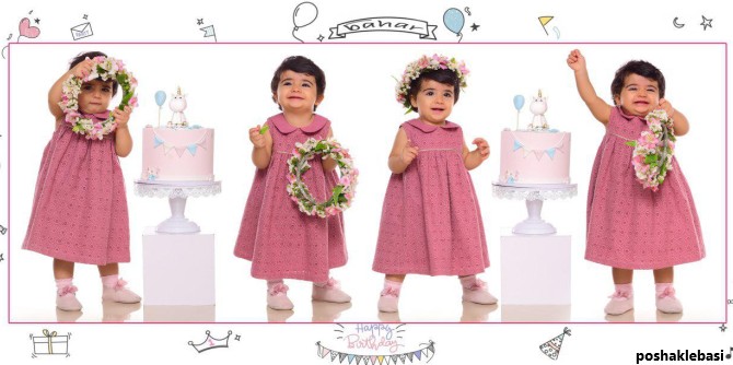 مدل لباس برای تولد یک سالگی دختر