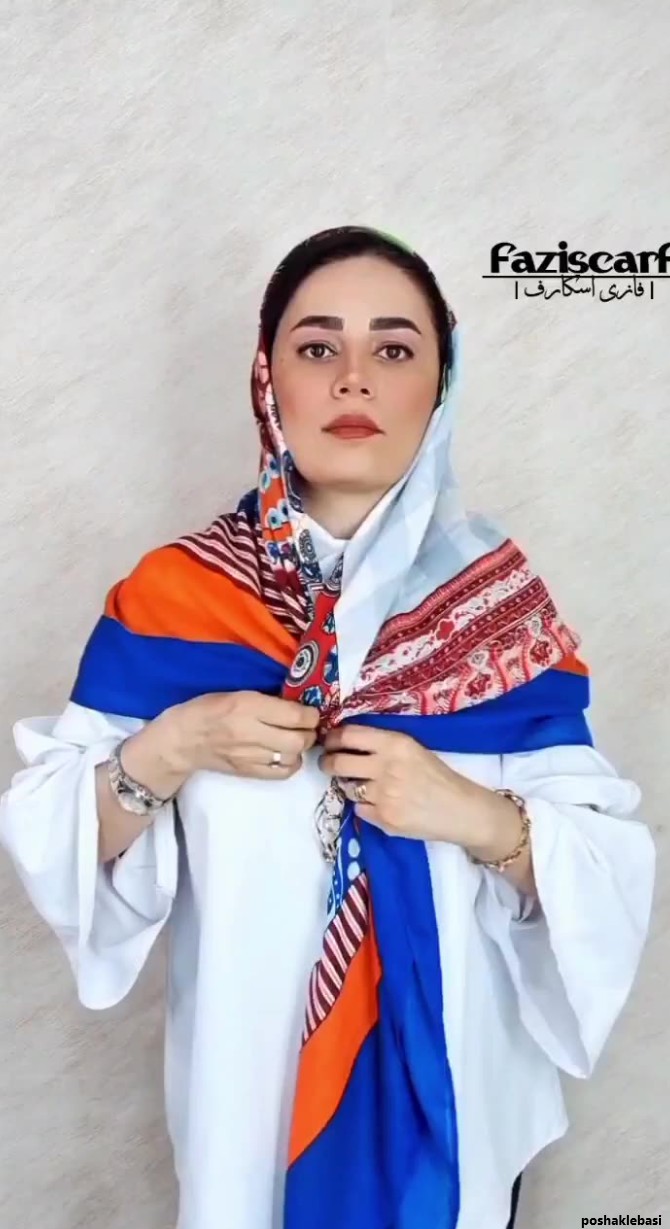 مدل بستن شال و روسری بچگانه