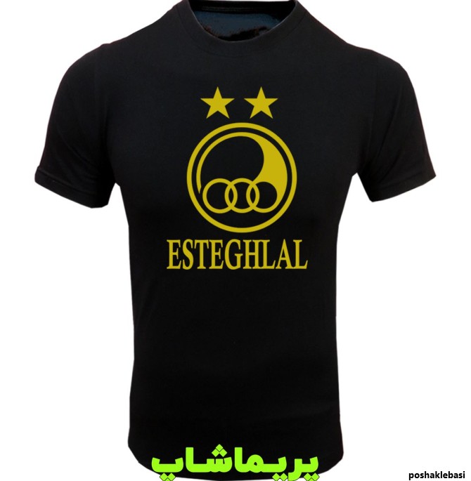 مدل پیراهن مردانه مشکی طلایی