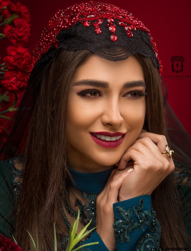 مدل لباس مجلسی با کلاه