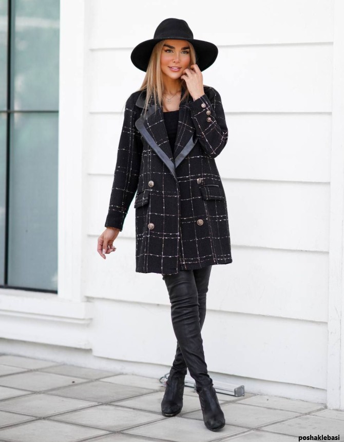 مدل کت بلند پاییزه زنانه مدل کت بلند پاییزه زنانه