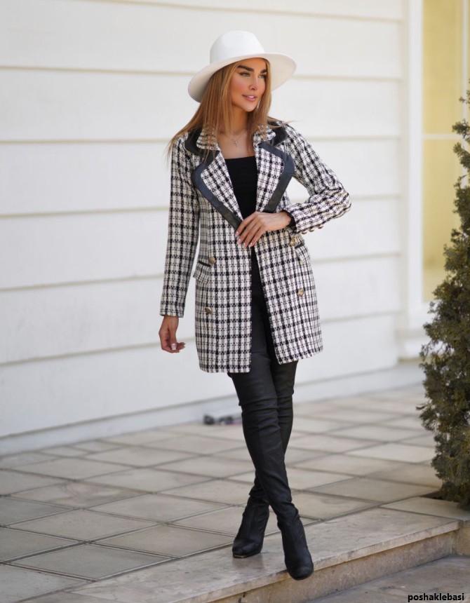 مدل کت بلند پاییزه زنانه مدل کت بلند پاییزه زنانه