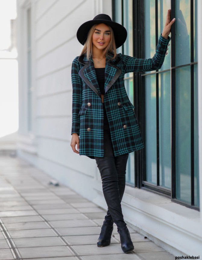 مدل کت بلند پاییزه زنانه مدل کت بلند پاییزه زنانه