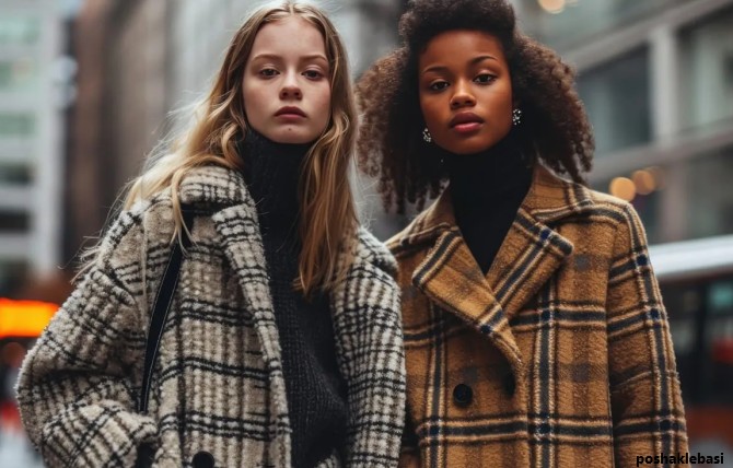 مدل کت بلند پاییزه زنانه مدل کت بلند پاییزه زنانه