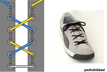 مدل بستن بند کفش اسپرت پسرانه