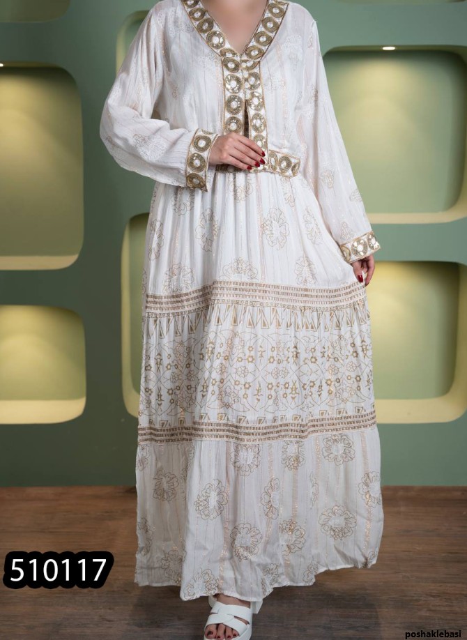 مدل لباس ساحلی بلند با کت