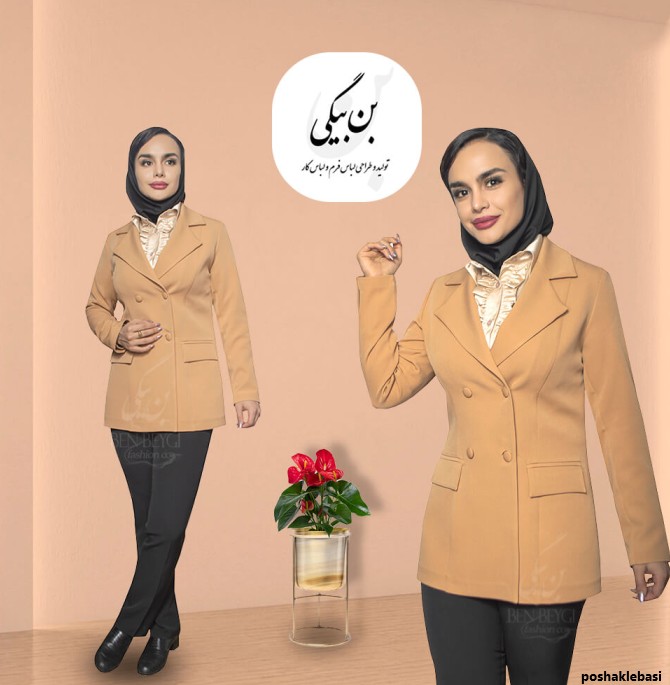 مدل یقه کت زنانه با پارچه کرپ