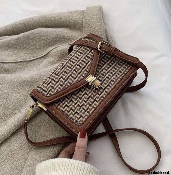 مدل کیف زنانه رنگ قهوه ای