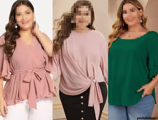 مدل تونیک زنان چاق مدل تونیک زنان چاق